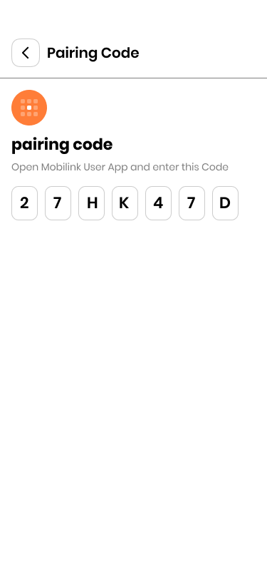 User App Screen